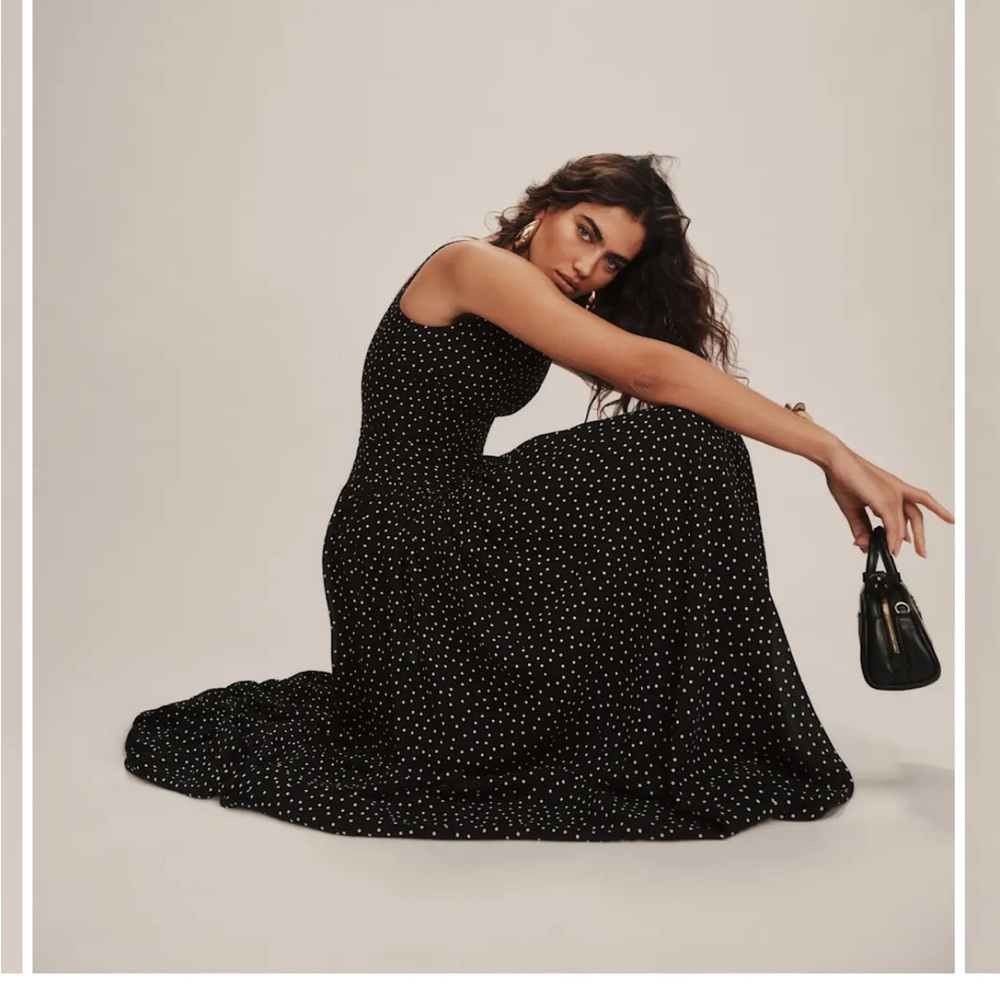 Brand new! Reformation Camella Dress Black - Size 4